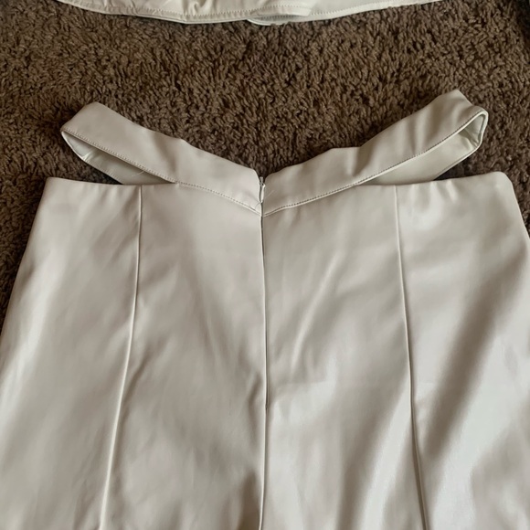 FAUX LEATHER PANT & JACKET MATCHING SET - Picture 8 of 11